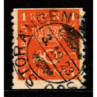 F.168, 1 kr Postemblem, SALTSJÖ STORÄNGEN 3-10-23 [B/SÖ]