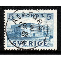 F.332B2, 5 kr Slottet II, ALAFORS 26-2-62 [P/VG]
