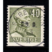 F.281, 40 öre Gustaf V type II, SKREDSVIK 20-9-43 [O/BO]