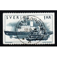 F.889, 1 kr Sjöfart, GÖTEBORG 33 30-12-75