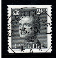 F.1336, 2 kr Carl XVI Gustaf typ III, SÖDERTÄLJE 16-10-85 [B/SÖ], prakt