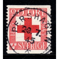 F.358A, 20 öre Swedish Red Cross 80 years, PERSHAGEN 29-7-45 [BD/SÖ]