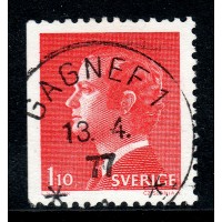 F.919B1, 1.10 kr Carl XVI Gustaf, typ I, GAGNEF 13-4-77 [W/D]