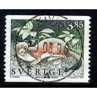 F.1942A, 3.85 kr Vilda djur 3, KIVIK 29-3-96 [L/SK]