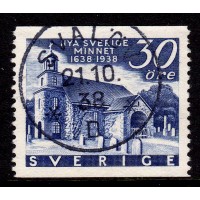 F.264, 30 öre Nya Sverige minnet, SVALÖV 21-10-38 [M/SK]