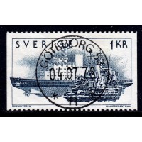 F.889, 1 kr Sjöfart, GÖTEBORG 53 4-7-78, prakt