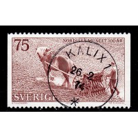 F.836, 75 öre Nordiska Museet 100 år, KALIX 26-2-74 [NB/NB]