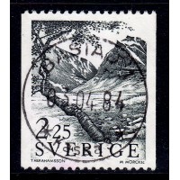 F.1294, 2.25 kr Fjällvärld, BÅSTAD 3-4-84 [L/SK]