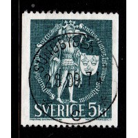 F.690, 5 kr Rikssigillet 1439, SUNDBYBERG 28-9-74 [B/U]
