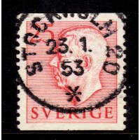 F.405A, 25 öre Gustaf VI Adolf typ I, STOCKHOLM 23-1-53