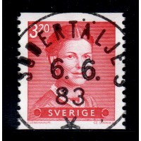 F.1258, 3.20 kr Drottning Silvia typ I, SÖDERTÄLJE 3 6-6-83 [B/SÖ]