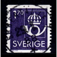 F.1396, 1.70 kr Postens emblem, SÖDERTÄLJE 7 29-1-88 [B/SÖ]