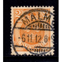 F.69, 2 öre Wappen, MALMÖ 1 6-11-12