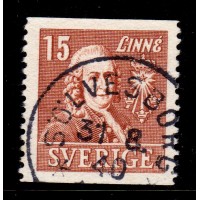 F.321A, 15 öre Linné, SÖLVESBORG 31-8-40 [K/BL]