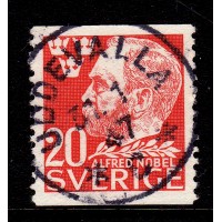 F.372A, 20 öre Alfred Nobel, UDDEVALLA 31-1-47 [O/BO]