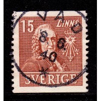 F.321A, 15 öre Linné, VAD 8-6-40 [W/D]