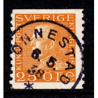 F.184, 25 öre Gustaf V profile left, ÖNNESTAD 6-5-38 [L/SK]