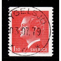 F.919Av2, 1.10 kr Carl XVI Gustaf, typ I, TYGELSJÖ 3-7-79 [M/SK]