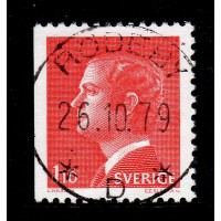 F.919B1, 1.10 kr Carl XVI Gustaf, typ I, RÖDEBY D 26-10-79 [K/BL]