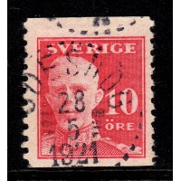 F.149Av2, 10 öre Gustaf V - en face, ÖDESHÖG 28-5-21 [E/ÖG], högt format
