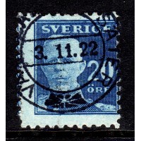 F.151C, 20 öre Gustaf V - en face, VÄRMLANDS NYSÄTER 3-11-22 [S/VÄR]