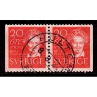 F.385BB, 20 öre August Strindberg, HULTOM 8-8-49 [Y/Å]