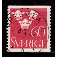 F.286, 60 öre Tre Kronor, UPPSALA 4-9-50 [C/U]