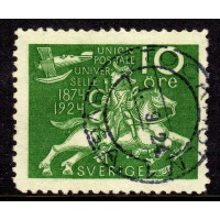 F.212cx, 10 öre Postal Union, STOCKHOLM 1-9-24