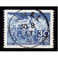 F.486A, 30 öre The Sea Rescue Society 50 years, ÅMÅL 30-8-57 [P/DAL]