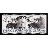 F.615BB, 90 öre Definitive Stamps, SKOG 25-11-71 [Y/Å]