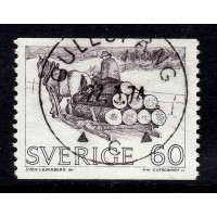 F.729, 60 öre Timbersledge from the Province of Småland, GULLSPÅNG 22-1-74 [R/VG]