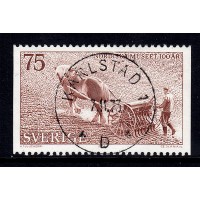 F.836, 75 öre Nordiska Museet 100 år, KARLSTAD 7-11-73 [S/VÄR]