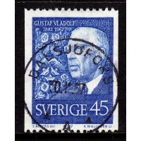 F.616A, 45 öre Gustav VI Adolf 85 år, DALSJÖFORS 30-11-67 [P/VG]