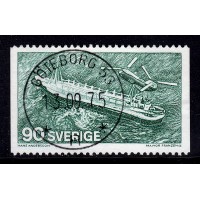 F.934, 90 öre Vaka, Värna, Hjälpa, GÖTEBORG 13-9-75