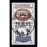 F.1360+1359SX, Gamla skyltar, HILLERSTORP 28-8-85 [F/SM], första dagen