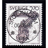 F.1300B, 2.25 kr Fjällvärld, STOCKHOLM 6-6-84, första dagen
