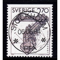 F.1300B, 2.25 kr Mountain world, STOCKHOLM 6-6-84, first day