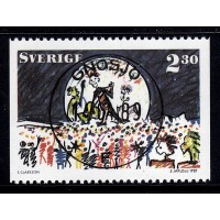 F.1550, 2.30 kr Globen, GNOSJÖ 14-4-89 [F/SM], första dagen