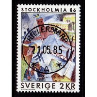 F.1353, Stockholmia 86 III, HILLERSTORP 21-5-85 [F/SM], första dagen