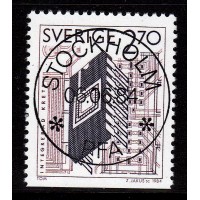 F.1303B, 2.70 kr Made in Sweden, STOCKHOLM 6-6-84, first day