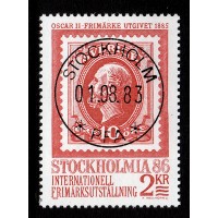 F.1260, 2 k Stockholmia 86 I, STOCKHOLM 1-8-83