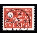 F.391A, 20 öre Världsppostföreningen 75 år, MORA 10-2-50 [W/D]