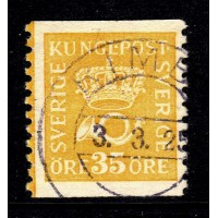 F.156, 35 öre Posthorn, RIMBO 3-3-25 [B/U]