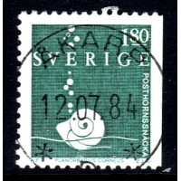 F.1263B2, 1.80 kr Posthornssnäcka, ÅKARP 12-7-84 [M/SK]